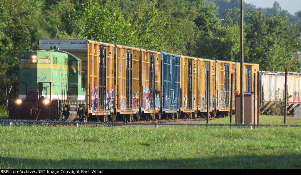 Ohio South Central Railroad (OSCR) 4537